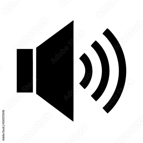 speaker icon vector illustration