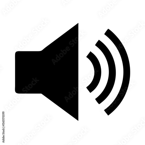 speaker icon vector illustration