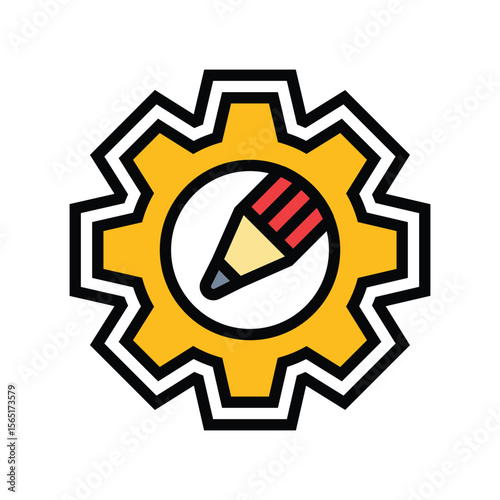 customizable color icon vector illustration