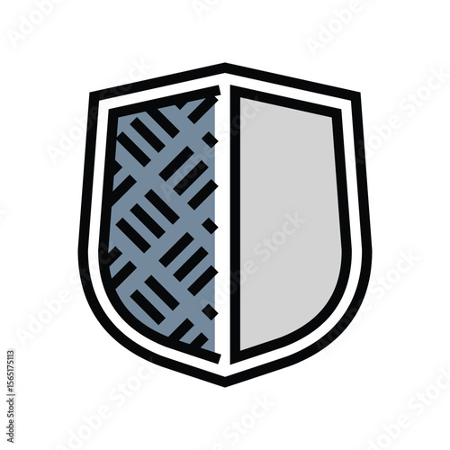 anti slip base color icon vector illustration