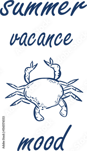 Summer vacance mood – krab