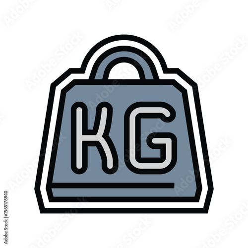 high load capacity color icon vector illustration
