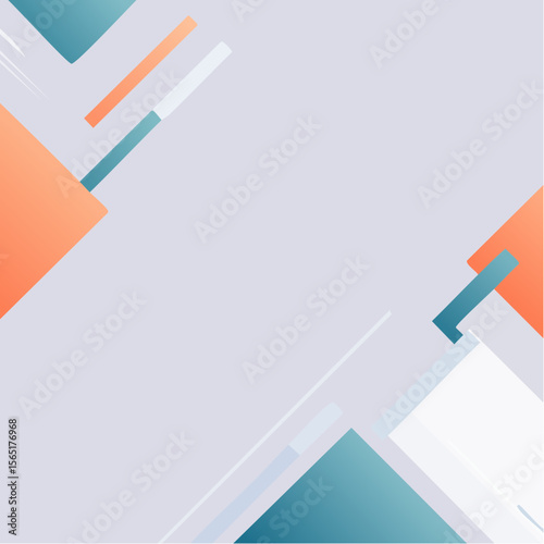 Free Download Minimal vector background for corporate presentation, abstract geometric shapes, subtle gradients - GFXLoad