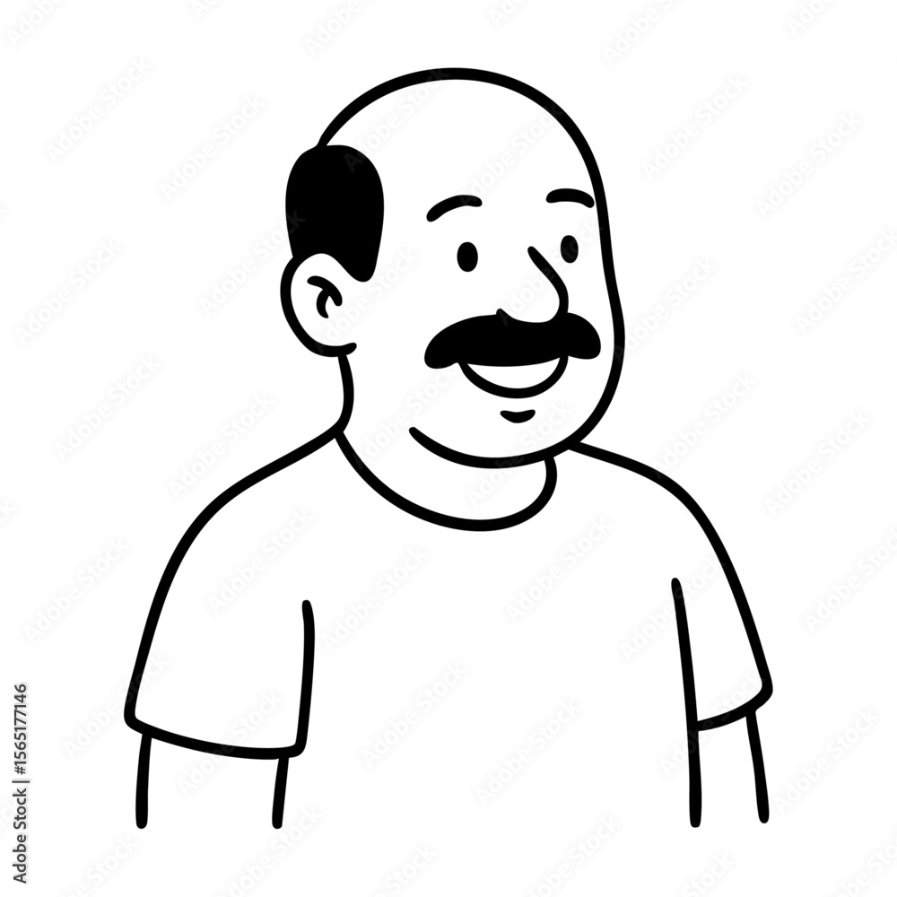 Obraz premium doodle character vector illustration