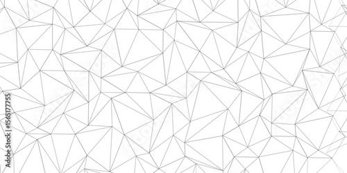 Abstract of simple gray line triangle pattern geometric background. Seamless geometric polygonal repeatable pattern swatch background, Trendy design vector background for web backdrop orpaper print.