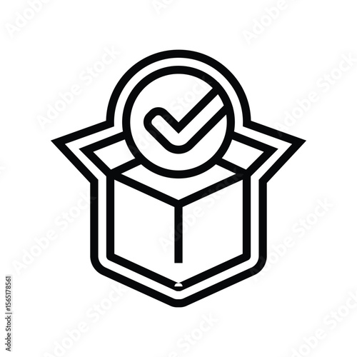 pre assembled line icon vector illustration