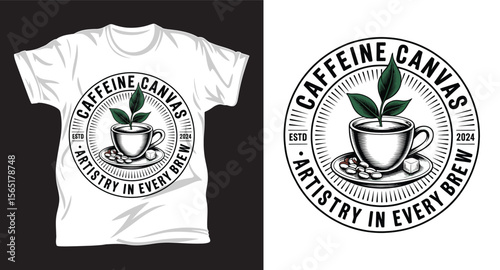 Coffee graphic vector art t-shirt design print