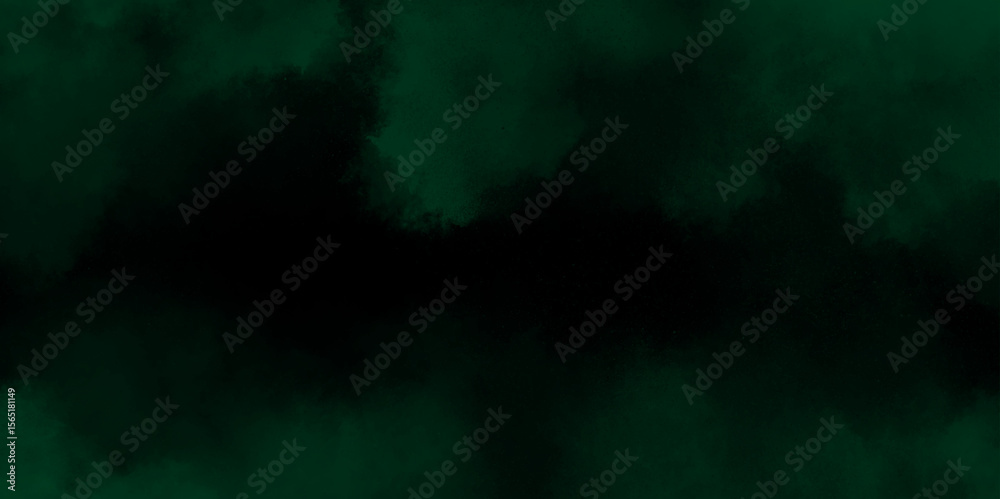 Fototapeta premium abstract cloud and vapor texture background. Black and Green smoke aquarelle smudge illustration smooth grungy smokey light green colors ink glow. green color powder explosion 