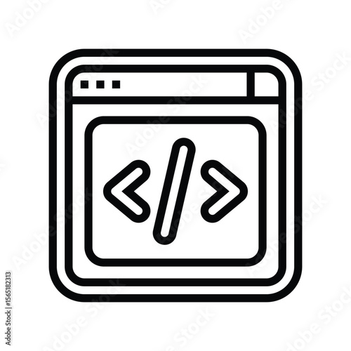 pre programmed modes line icon vector illustration