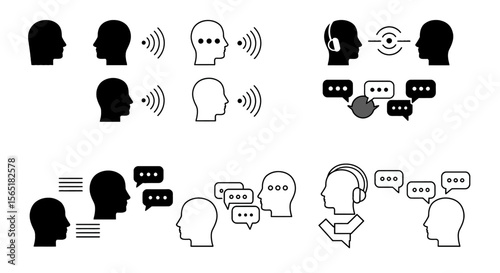 Communication Icons: Diverse Methods of Human Interaction