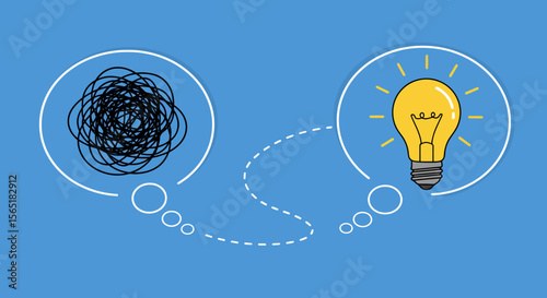 Transforming Chaos into Illumination: A Conceptual Illustration