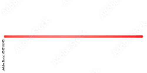 A single horizontal red line on a White background abstract design