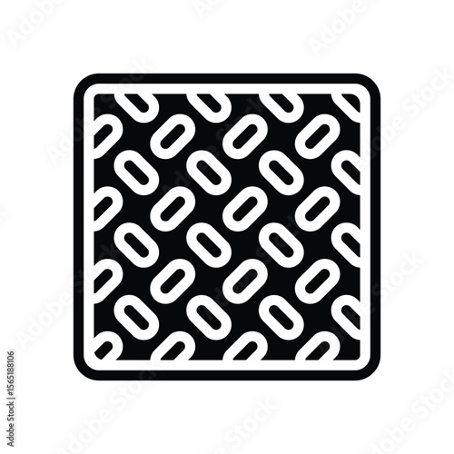 non slip grip glyph icon vector illustration