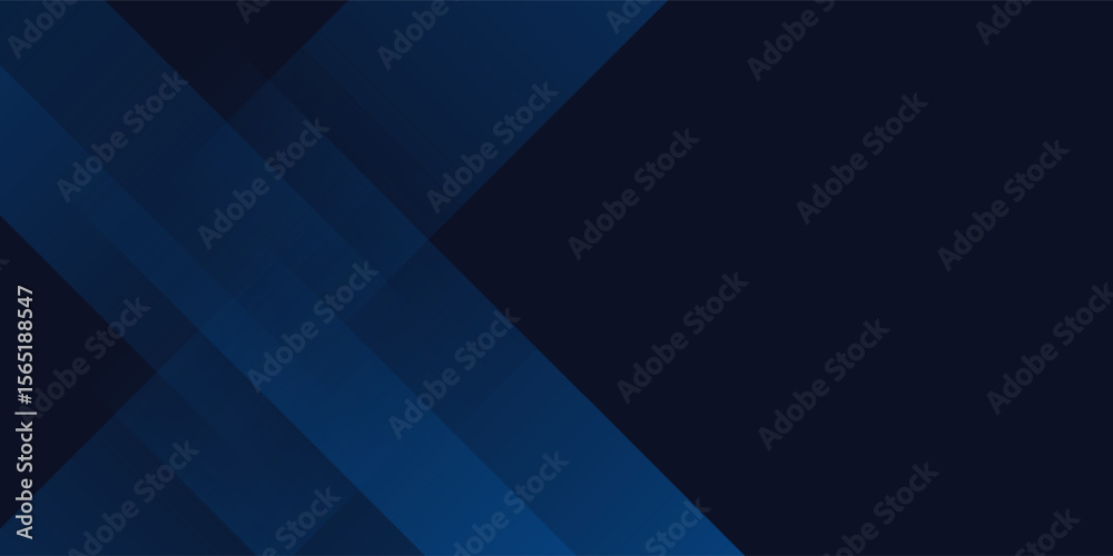 Fototapeta premium Blue black abstract background geometry shine and layer element vector for presentation design. Suit for business, corporate, institution, party, festive, seminar, and talks