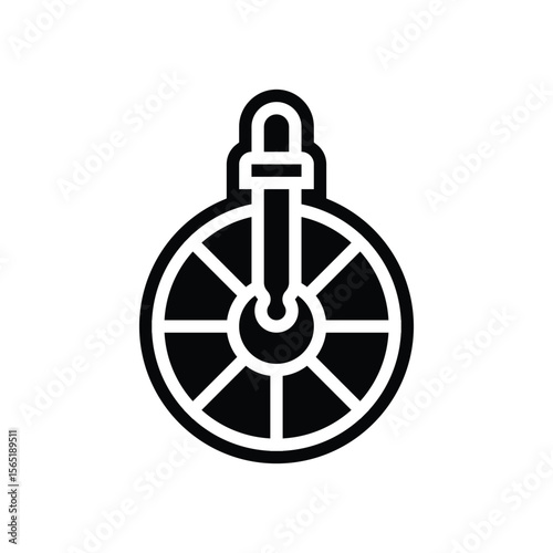 multi color options glyph icon vector illustration