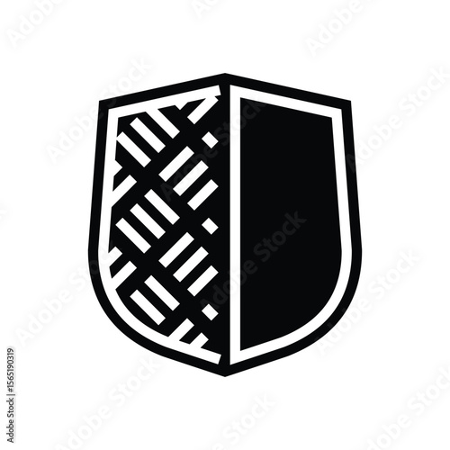 anti slip base glyph icon vector illustration