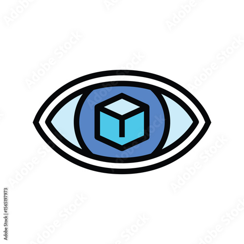 eye catching design color icon vector illustration