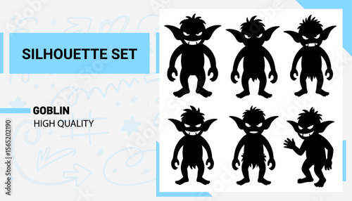 Unique and high quality Goblin Silhouette set