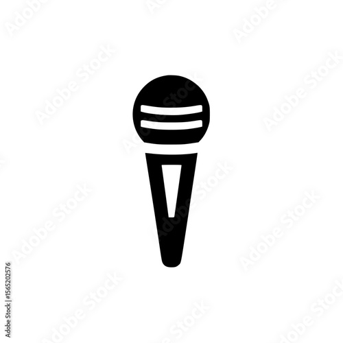 Silhouette pictogram set depicting various isolated vector icons for creative projects and design applications focusing on music and communication