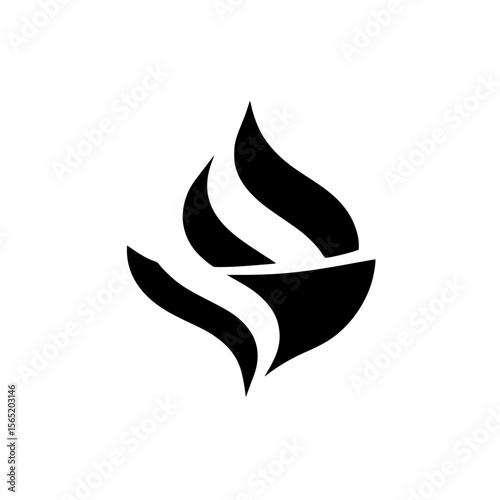 Silhouette pictogram icons set featuring various stylized designs capturing different activities and concepts in a unique minimalist style