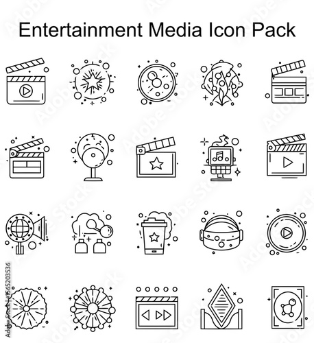 Entertainment Media Icon Pack