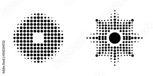 Silhouette pictogram icons set featuring various shapes in a minimalist design appropriate for diverse graphic applications