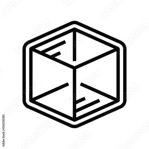 transparent design line icon vector illustration