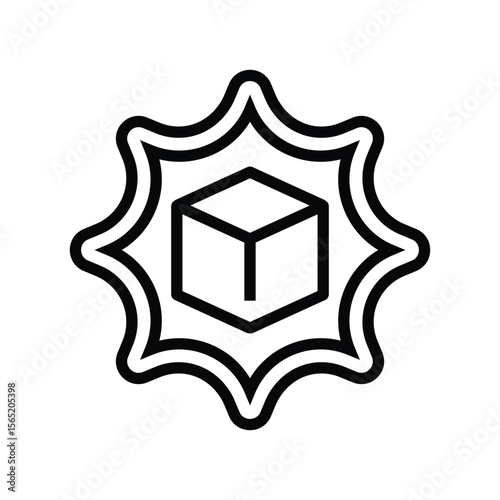 stylish appearance line icon vector illustration