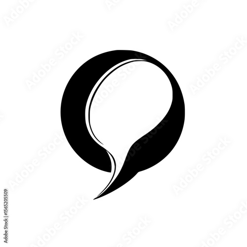 Silhouette pictogram icons representing various communication concepts, showcasing diverse dialogue styles and interaction methods