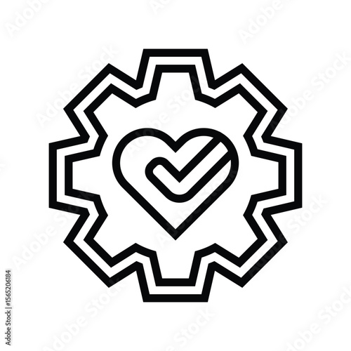 convenient controls line icon vector illustration