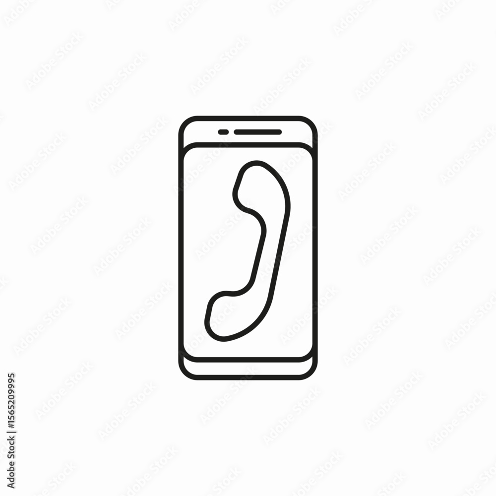smartphone call icon sign vector smartphone call icon sign vector