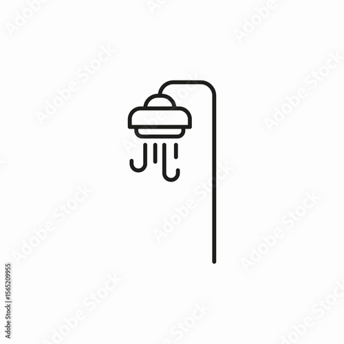 shower head icon sign vector
