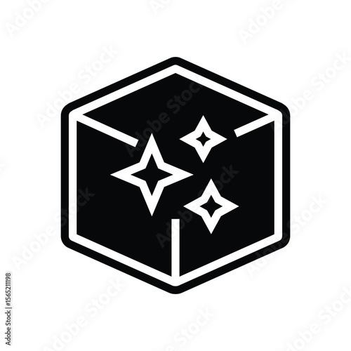 sleek design glyph icon vector illustration