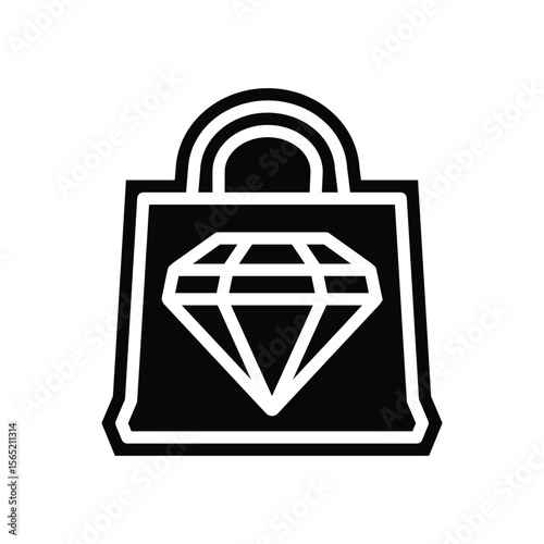 premium packaging glyph icon vector illustration