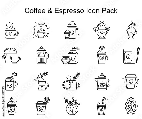 Coffee & Espresso Icon Pack