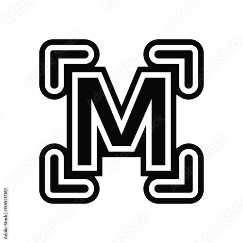 pre programmed modes glyph icon vector illustration