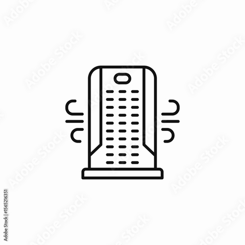 air filter vent icon sign vector