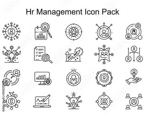 Hr Management Icon Pack
