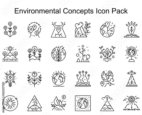 Environmental Concepts Icon Pack