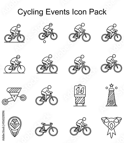 Cycling Events Icon Pack