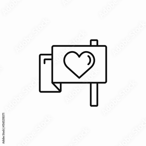 love sign board icon sign vector