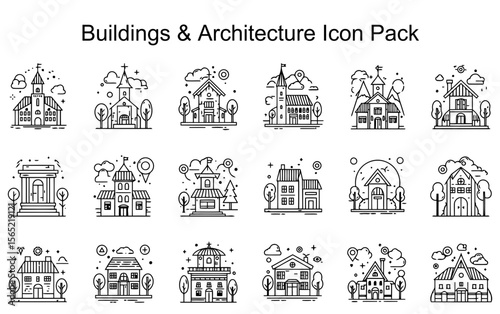 Buildings & Architecture Icon Pack