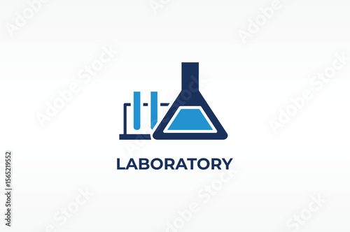 LABORATORY vector, icon or logo sign isolated symbol illustration