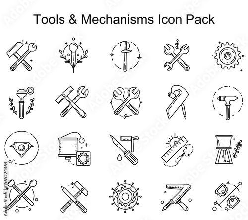 Tools & Mechanisms Icon Pack