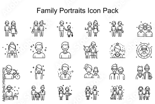 Family Portraits Icon Pack