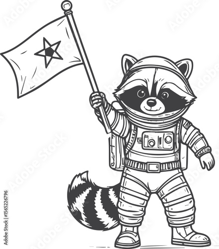 Galactic Raccoon: Planting the Flag of Adventure