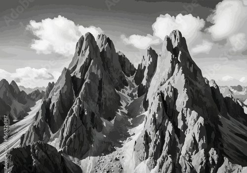 Majestic Stone Giants of the Rugged Highlands