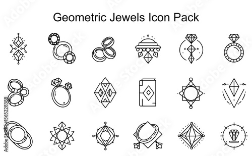Geometric Jewels Icon Pack