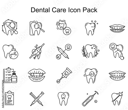 Dental Care Icon Pack