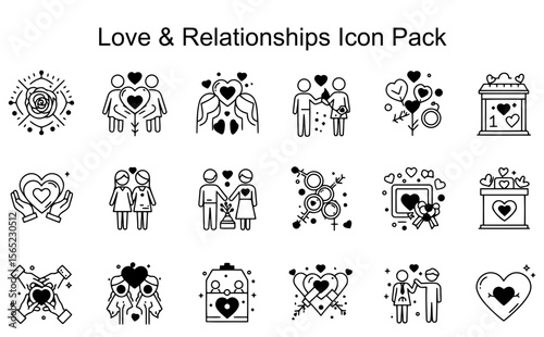 Love & Relationships Icon Pack
